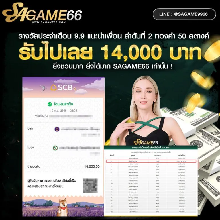 บาคาร่าsa gaming โปรโมชั่น